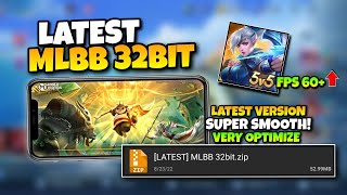 LATEST ML 32BIT VERSION  THE MOST OPTIMIZED VERSION OF MOBILE LEGENDS [upl. by Ailedroc453]