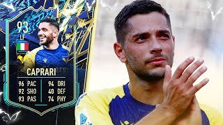 Better Than Deulofeu 🎯 93 TOTS Gianluca Caprari Player Review FIFA 22 Ultimate Team [upl. by Nuahsyar]