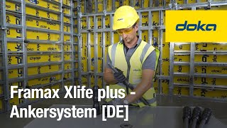 Rahmenschalung Framax Xlife plus  Ankersystem DE [upl. by Notelrac]