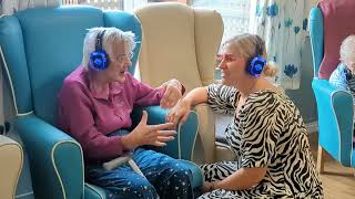 Silent Disco at Castleford Lodge Nursing Home [upl. by Veronika]