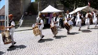 Maximilian Ritterspiele Horb 2013 Die Mehlsäcke marschieren zum Marktplatz [upl. by Yngad19]