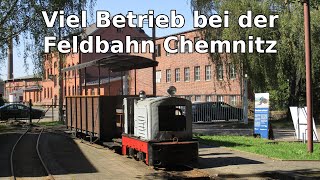 Viel Betrieb bei der Feldbahn Chemnitz am 21092024 [upl. by Whitford]