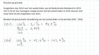 Procent op procent 3 HAVO [upl. by Leland]