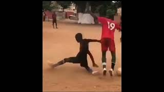 Funniest African showboating Football skills 🤣 Football africa [upl. by Nalyac]