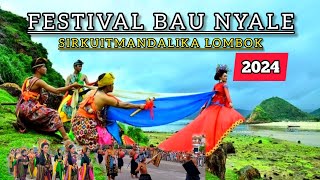 Woow serunya festival bau nyale di mandalika 2024 [upl. by Areyk628]