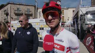 Giulio Ciccone  Interview at the start  Volta Ciclista a Catalunya 2023  Stage 3 [upl. by Yeh]