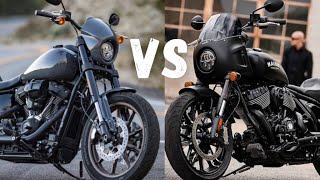 Harley Davidson Lowrider S VS The Indian Sport Chief Which Bike Appeals To YOU [upl. by Anawal]