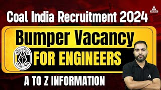 COAL INDIA Recruitment 2024  COAL INDIA New Vacancy for Engineers  Detailed information by Rk Sir [upl. by Berlyn]