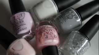 OPI New York City Ballet Collection Live Swatches amp Review [upl. by Manolo]