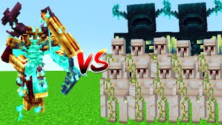 MALEDICTUS CATACLYSM VS IRON GOLEMS ARMY AND WARDENS  MINECRAFT MOB BATTLE [upl. by Sutit]