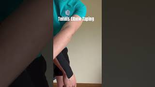 Tennis Elbow Taping [upl. by Atinhoj]