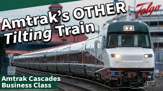 Amtrak Cascades Spanish Tilting Train The Talgo 8  Business Class [upl. by Jauch]