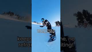 The easiest way to film snowboarding 😎 📷 shot on insta360 X4 wintersports snowboarding skiing [upl. by Auj]