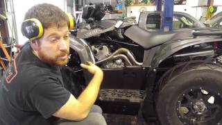 EHS Racing Project Yamaha Kodiak 700 Bolt Ons [upl. by Enamart]