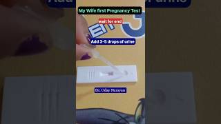 🥰How to use pregnancy test in home 🥰PregnancytestshortsNursing [upl. by Ttirb]