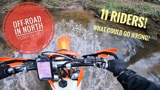 Offroad Adventure in the North Yorkshire Moors greenlanes ktm TRF offroad [upl. by Noonan]