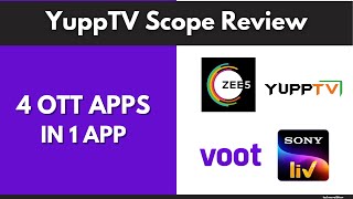 YuppTV Scope Review  Multiple OTTs in One App  BSNL Cinema Plus Review in Hindi  Techno Vaibhav [upl. by Trow]