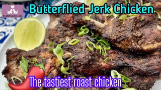 Butterflied Jerk Chicken easy roast [upl. by Manchester833]