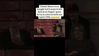 Charlie Sheen bought 2615 seats… 👀😳 baseball mlb sports angels ball [upl. by Gnoy]