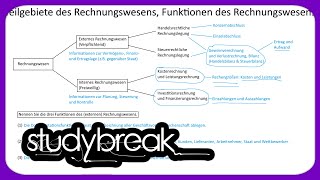 Teilgebiete des Rechnungswesens Funktionen des Rechnungswesens  Externes Rechnungswesen [upl. by Eelanaj]