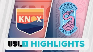 1012024  One Knoxville vs Forward Madison FC  Game Highlights [upl. by Treharne]