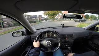 POV Volkswagen GOLF 19 TDI 130 HP Stage 1 Tune 165 HP ASZ Engine POV Ride [upl. by Jephthah]