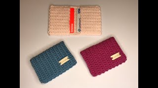 How to Crochet a Card Holder Wallet Easy Pattern Beginner Friendly [upl. by Conlee]