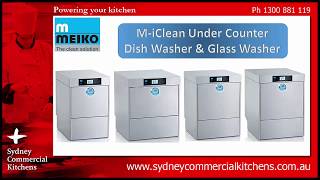 MEIKO MiClean Under Counter Glass Washer [upl. by Smada]