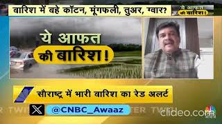 CNBCAWAAZ Aug24Cottonguru on impact of excess rains on cotton crop and prices [upl. by Anaidirib]