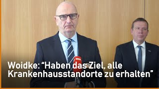 ElbeElster  MP Woidke zur Krankenhaussituation im Landkreis [upl. by Torp616]