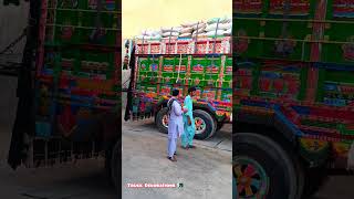 Bedford 10 wheeler Overloaded Truck  Pakistani Truck paktruck [upl. by Yendahc]