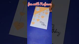 Diy Happy birthday card birthdaycard shortsfeed trendingshorts youtubeshorts funwithnafeesa [upl. by Joiner85]