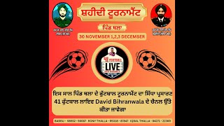 🔴LIVE  FOOTBALL TOURNAMENT PIND THALA 01122024 [upl. by Milli]