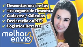 Frete com desconto de até 75  cupom de desconto  Melhor Envio 36 [upl. by Enahs818]