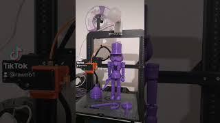 Flexi factory nutcracker printed using Eryone lavender fragrance pla 3dprinting modelmakers [upl. by Etezzil]