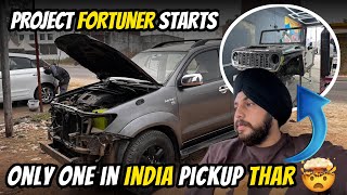 Indias Craziest Fortuner Coming Soon 🤩❗️Project Fortuner EP 01 [upl. by Eiresed470]