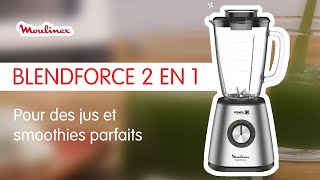 BLENDFORCE 2 en 1 le blender haute performance pour des jus et smoothies parfaits  Moulinex [upl. by Jacobsen551]