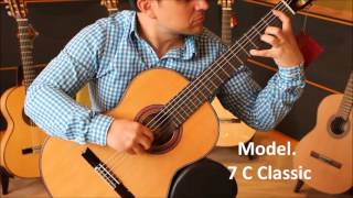 Review model 7C Classic  Alhambra Guitarras [upl. by Yztim]