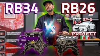 NISSAN RB34 VS RB26 I SEGRETI E LE DIFFERENZE DI QUESTI MOTORI EPICI [upl. by Ttcos]