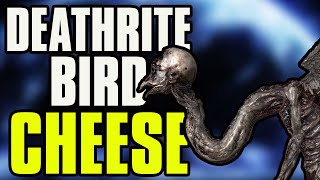 How To Cheese Death Rite Bird In Elden Ring FAST amp EASY Quick Level Up amp OP Early Weapon [upl. by Afinom]