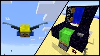 Elytra Launcher  Elytra Starter  Minecraft Tutorial [upl. by Eirffej]