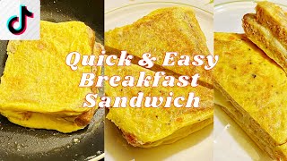 Quick amp Easy Breakfast Sandwich Recipe  Breakfast [upl. by Ennayoj]