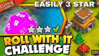 GARUNTEED 3 STAR ⭐ ROLL WITH IT CHALLENGE sumit007 coc cocevent [upl. by Eniretac]