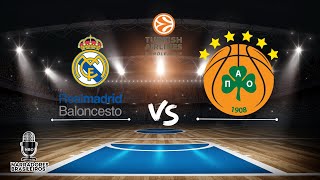 REAL MADRID x PANATHINAIKOS BC  Turkish Airlines EuroLeague Final  26052024 [upl. by Vin]