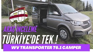 VOLKSWAGEN TRANSPORTER T61 CAMPER KARAVAN  BU ARAÇ TÜRKİYEDE DÖNÜŞTÜRÜLDÜ  DETAYLI İNCELEME [upl. by Hecht]