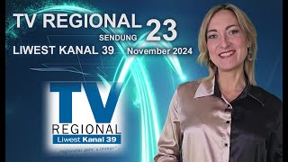 TV Regional  Sendung 23  November 2024 [upl. by Erialc]