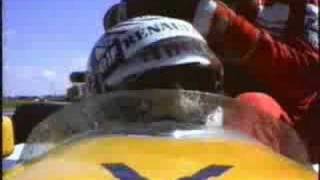 F1  Nigel Mansell Gives Ayrton Senna A Lift  Silverstone 1 [upl. by Nnylodnewg174]