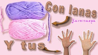 DIY Cómo tejer con tus manos 2 Bufandas muy fáciles de hacer Manualidades para el frío [upl. by Ocihc65]