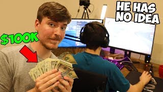 Donating 100000 To Shroud In Real Life [upl. by Sikram]