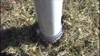 Telescoping Flag Pole Installation [upl. by Eliot]